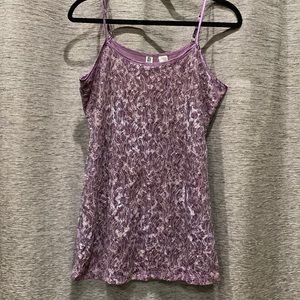 BKE plum color size medium sequined camisole